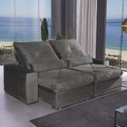 Sofá 3 Lugares 2,30m Retrátil E Reclinável Átila Bom Pastor