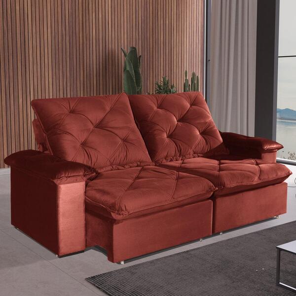 Sofá 3 Lugares 2,30m Retrátil E Reclinável Canyon Bom Pastor