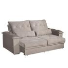 Sofá 3 Lugares 2,30m Retrátil E Reclinável West Bom Pastor