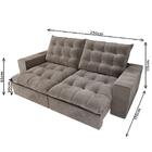 Sofá 3 Lugares 2,3m Retrátil Reclinável Veludo Olm Aspen