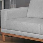 Sofa 3 Lugares 200 Cm Crons Linho Vazzano