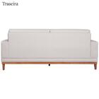 Sofa 3 Lugares 200 Cm Crons Linho Vazzano