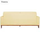 Sofa 3 Lugares 200 Cm Crons Suede Vazzano