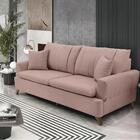 Sofa 3 Lugares 200 Cm Eron Linho Vazzano