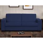 Sofá 3 Lugares 200cm Bergen Suede Azul Marinho D´monegatto