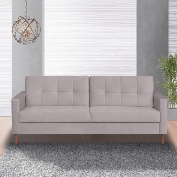 Sofá 3 Lugares 200cm Dior  Branco Gelo