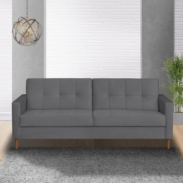 Sofá 3 Lugares 200cm Dior  Chumbo