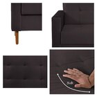 Sofá 3 Lugares 200cm Dior  Marrom