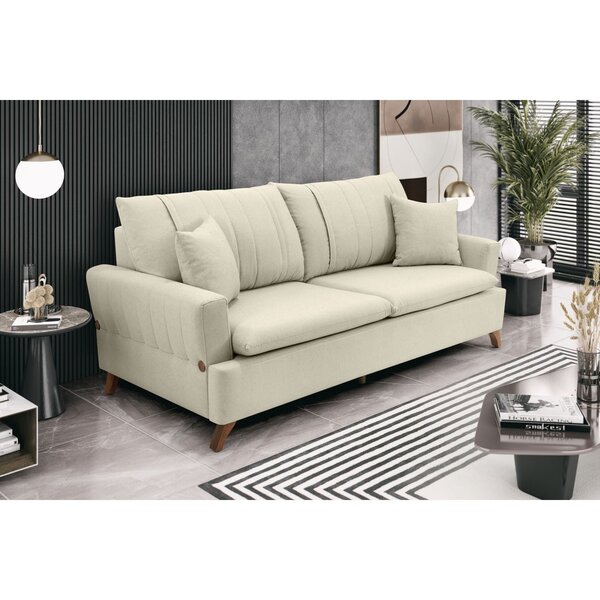 Sofá 3 Lugares 200cm Eras D'monegatto Cru