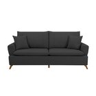 Sofá 3 Lugares 200cm Eras D'monegatto Grafite