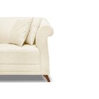 Sofá 3 Lugares 200cm Linho Arras  Pérola