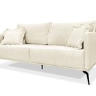 Sofá 3 Lugares 200cm Linho Lion  Natural