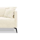 Sofá 3 Lugares 200cm Linho Lion  Pérola