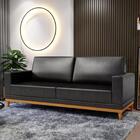 Sofá 3 Lugares 200cm Living Sala De Estar Kayrós D05 Sintétic