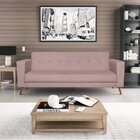 Sofá 3 Lugares 200cm Marisa Yescasa Rosê