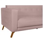 Sofá 3 Lugares 200cm Marisa Yescasa Rosê