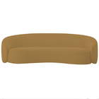 Sofá 3 Lugares 200cm Orgânico Luxo Recepção Amore Bouclé - Ca