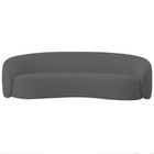 Sofá 3 Lugares 200cm Orgânico Luxo Recepção Amore Linho - Ama