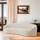 Sofá 3 Lugares 200cm Orgânico Luxo Recepção Amore Linho - Ama