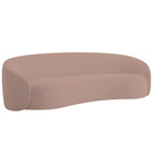 Sofá 3 Lugares 200cm Orgânico Luxo Recepção Amore Linho - Doc