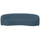 Sofá 3 Lugares 200cm Orgânico Luxo Recepção Amore Linho - Doc