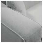 Sofá 3 Lugares 200cm Orgânico Luxo Recepção Cecília Bouclé -