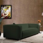 Sofá 3 Lugares 200cm Orgânico Luxo Recepção Cecília Linho - D