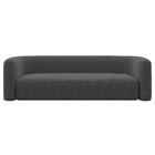 Sofá 3 Lugares 200cm Orgânico Luxo Recepção Melina Linho - Do