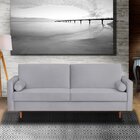 Sofá 3 Lugares 200cm Paco  Cinza