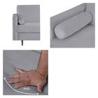 Sofá 3 Lugares 200cm Paco  Cinza