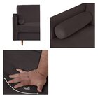 Sofá 3 Lugares 200cm Paco  Marrom