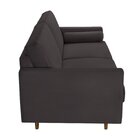 Sofá 3 Lugares 200cm Paco  Marrom