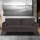 Sofá 3 Lugares 200cm Paco  Marrom