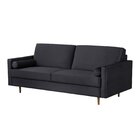 Sofá 3 Lugares 200cm Paco  Preto