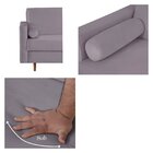 Sofá 3 Lugares 200cm Paco  Rosê