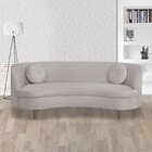 Sofá 3 Lugares 200cm Tommy  Branco Gelo