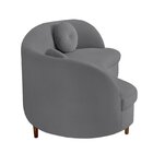 Sofá 3 Lugares 200cm Tommy  Chumbo