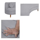 Sofá 3 Lugares 200cm Tommy  Cinza