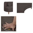 Sofá 3 Lugares 200cm Tommy  Marrom