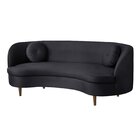 Sofá 3 Lugares 200cm Tommy  Preto