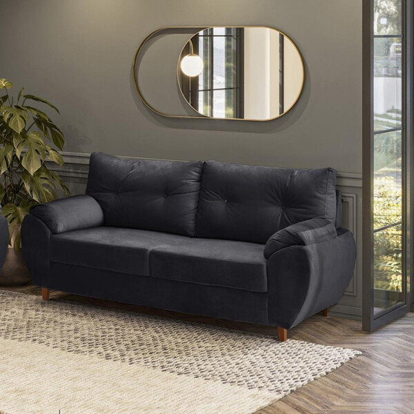 Sofá 3 Lugares 200cm Veludo Gabriela Takei