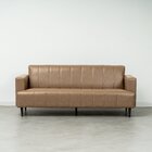 Sofá 3 Lugares 203cm Em Corino Uvaia Cabecasa Madeiraoriginal