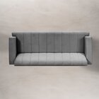 Sofá 3 Lugares 203cm Uvaia Cabecasa Madeiraoriginals Veludo C