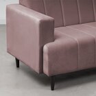 Sofá 3 Lugares 203cm Uvaia Cabecasa Madeiraoriginals Veludo R