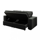 Sofá 3 Lugares 208cm Retrátil Reclinável Baú Bariloche Somopar