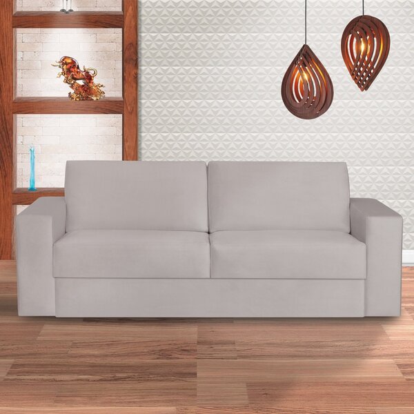 Sofá 3 Lugares 210cm Angel  Branco Gelo