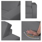 Sofá 3 Lugares 210cm Angel  Chumbo