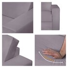 Sofá 3 Lugares 210cm Angel  Rosê