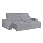 Sofá 3 Lugares 210cm Aramis  Cinza