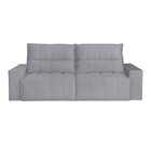 Sofá 3 Lugares 210cm Aramis  Cinza